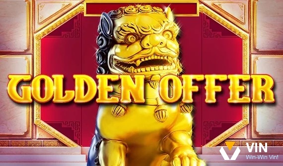 Golden Offer slot về may mắn cùng biểu tượng sư tử đá