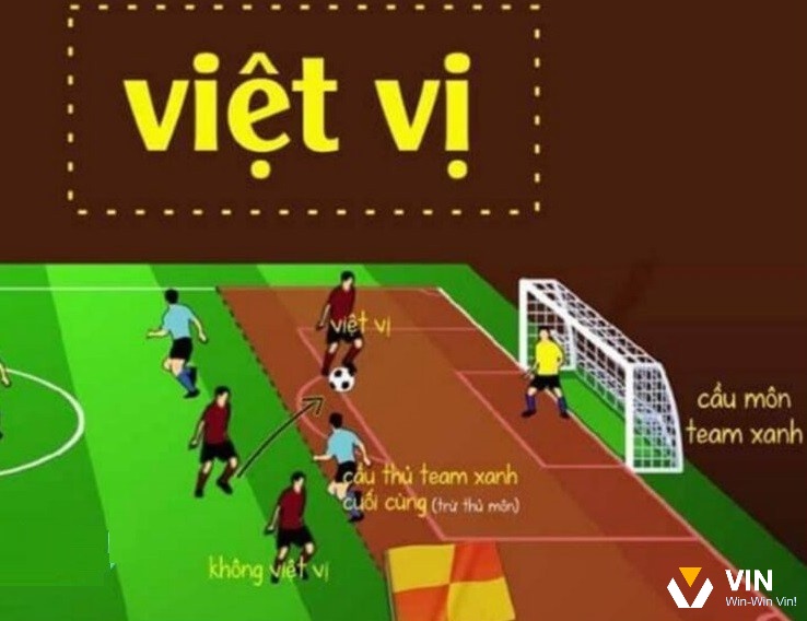 Vị trí của cầu thủ là yếu tố quan trọng nhất để tính đến tình huống việt vị là gì? 